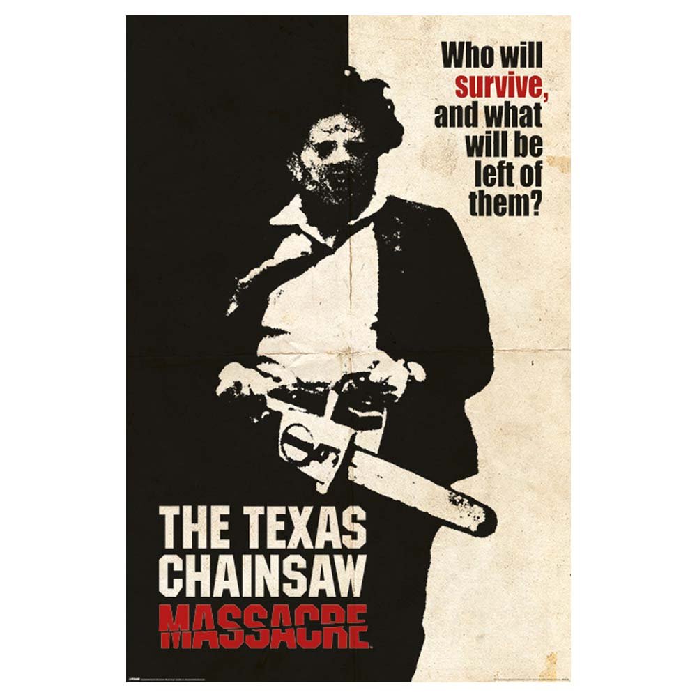 TEXAS CHAINSAW MASSACRE 悪魔のいけにえ (日本公開50周年記念 ) - Who Will Survive? / ポスター - PGS